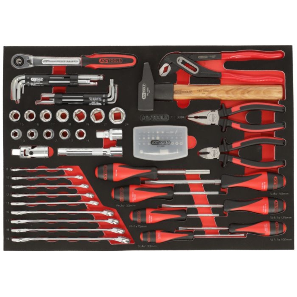 Module d'outillage complet 84 pièces KS TOOLS - 711.0084