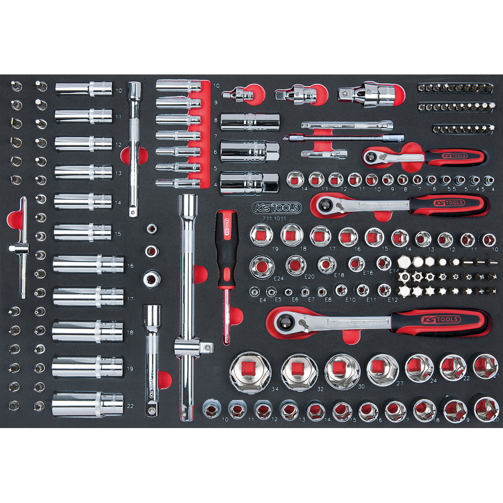 Module de douilles et accessoires 1/4