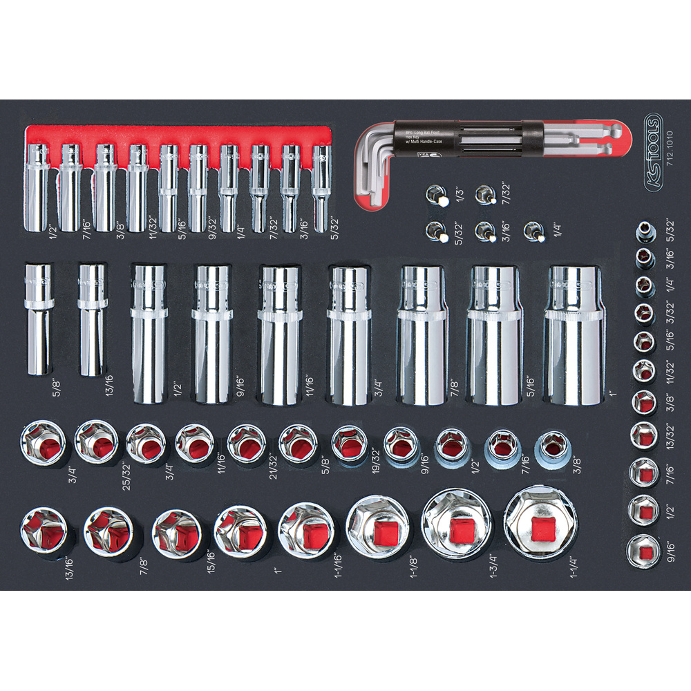 Module de douilles en pouces 1/4