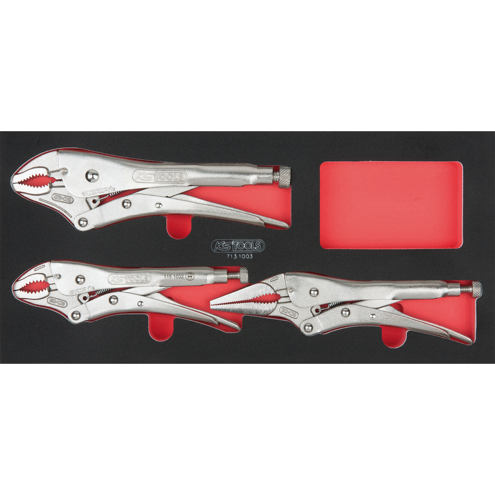 Module de pinces étaux GRIPfix Xtreme 3 pièces KS TOOLS - 713.1003