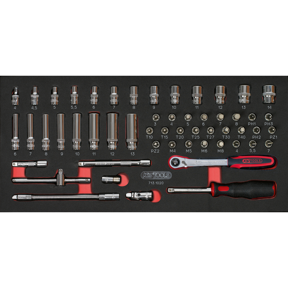 Module de douilles et accessoires ULTIMATE 1/4