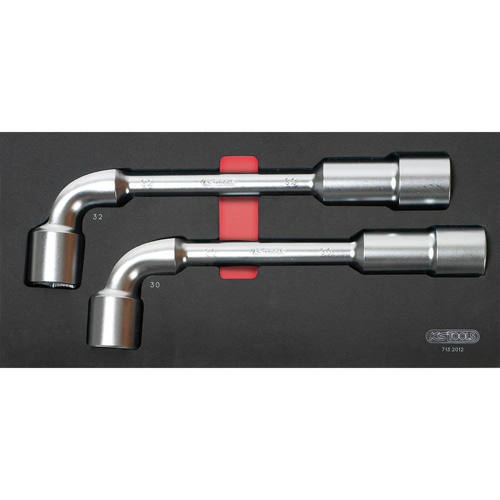 Module de clés à pipe débouchées - 6 pans 2 pièces KS TOOLS - 713.2012