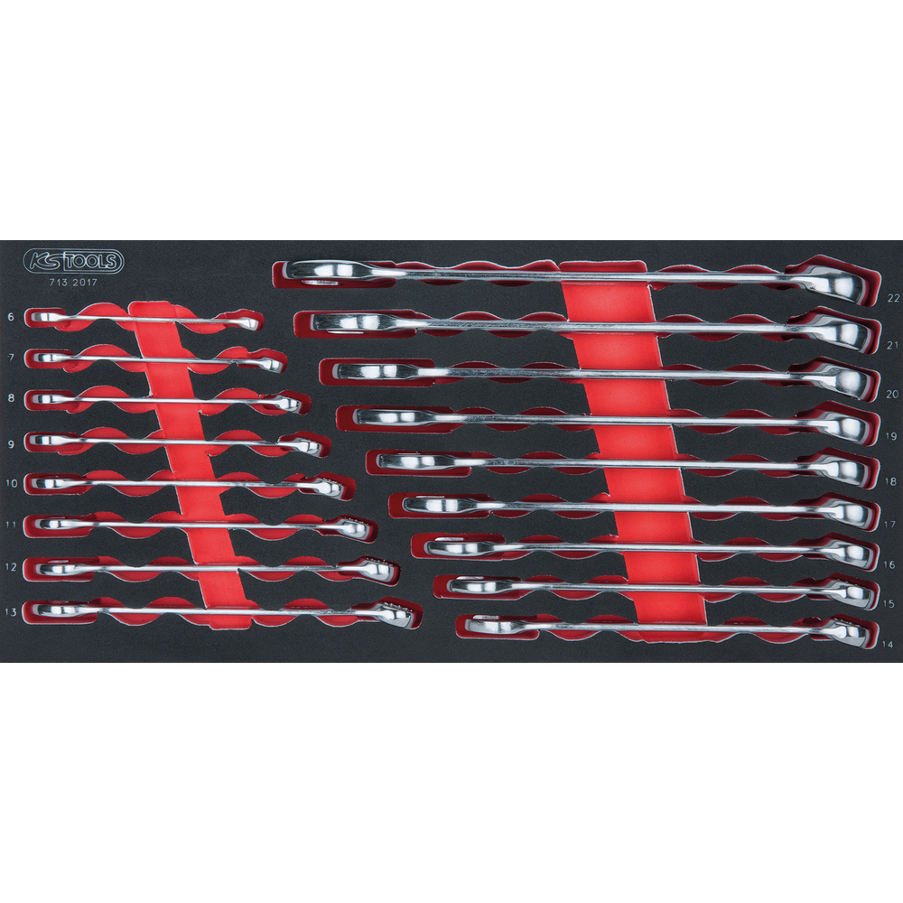 Module de clés mixtes ULTIMATE 17 pièces KS TOOLS - 713.2017