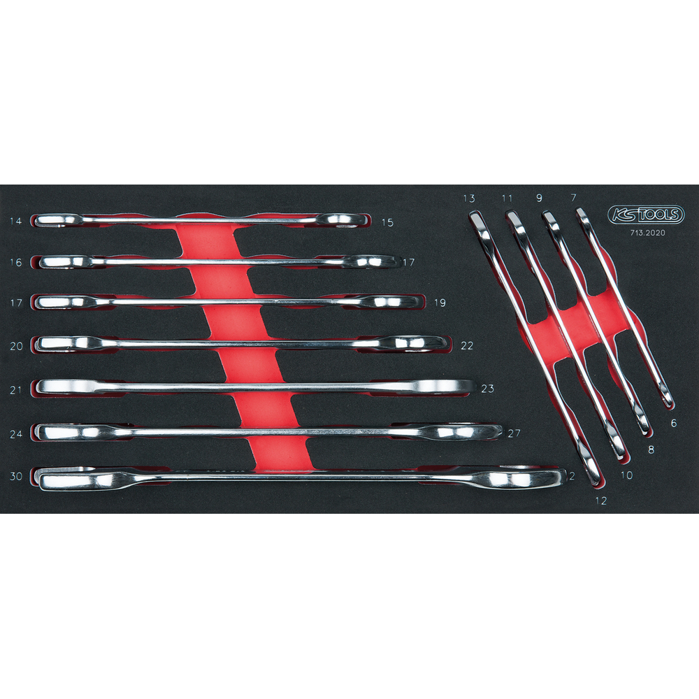 Module de clés à fourches 11 pièces KS TOOLS - 713.2020