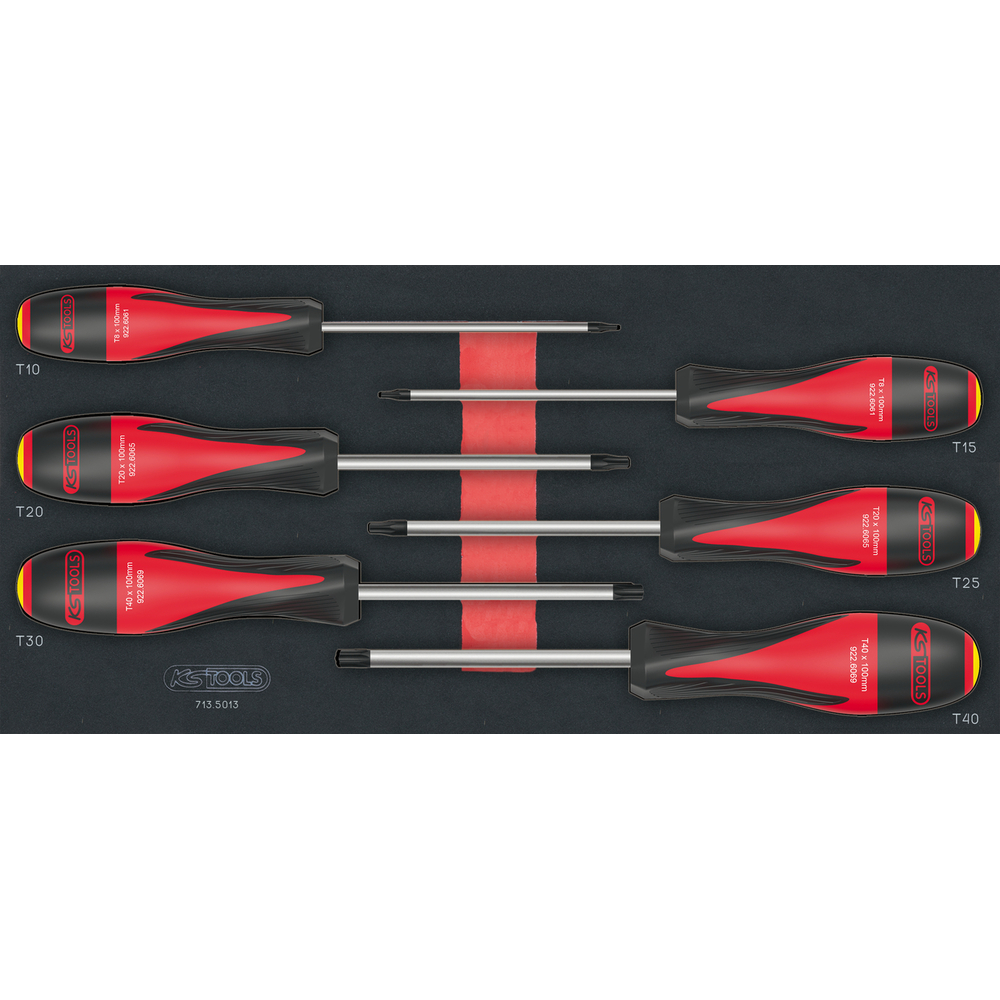 Module de tournevis ULTIMATE TORX 6 pièces KS TOOLS - 713.5013