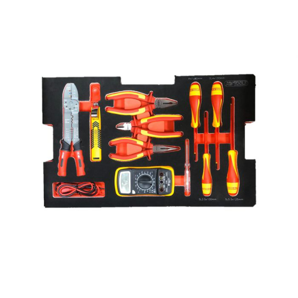 Module d'outillage électrique pour boites de transport SCM 11 pcs KS TOOLS - 716.0011