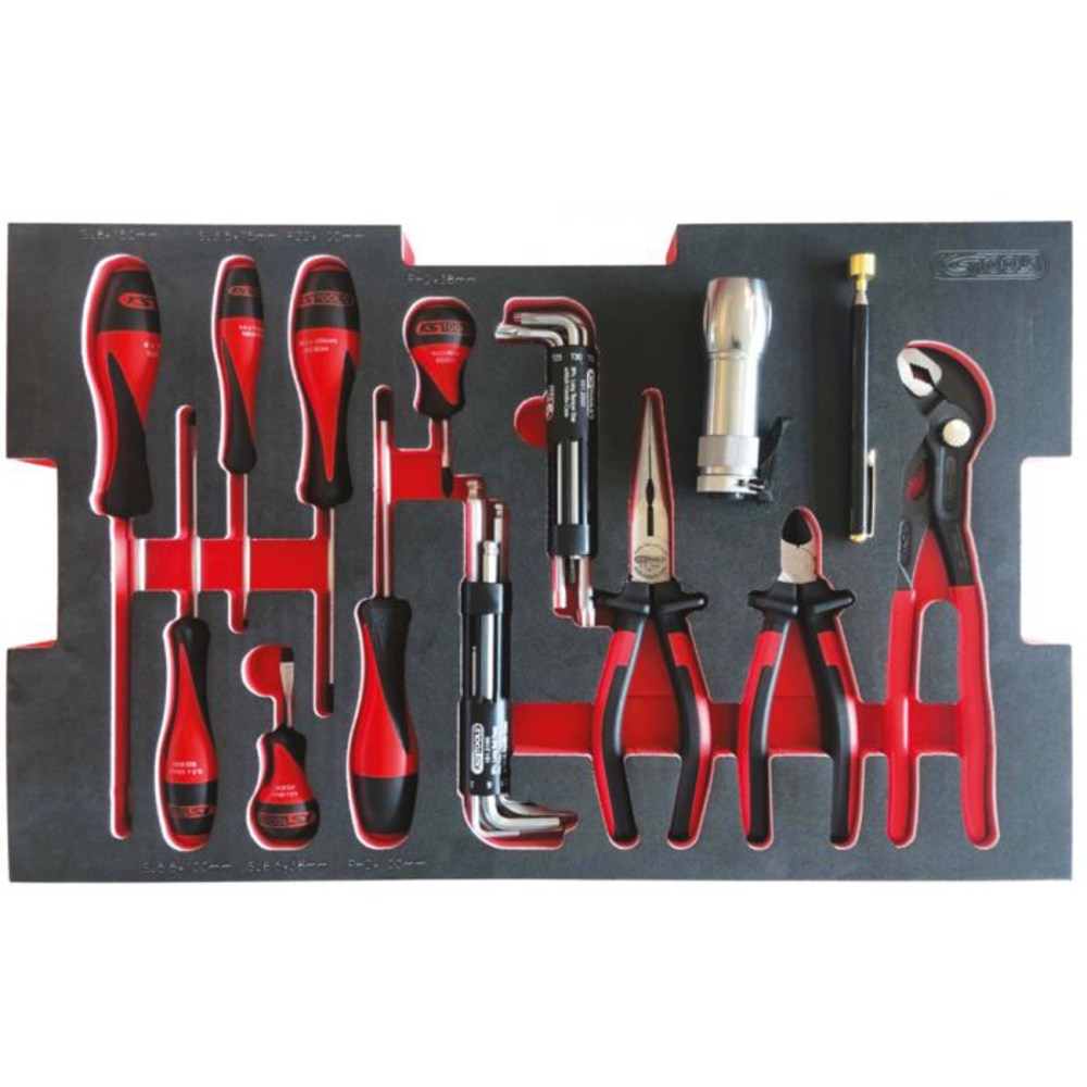 Module de vissage et pinces pour boites de transport SCM 28 pièces KS TOOLS - 716.0028