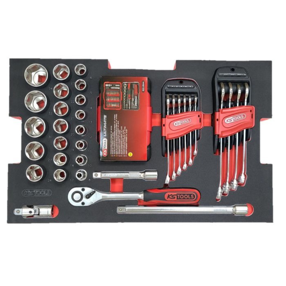 Module de serrage pour boites de transport SCM 78 pcs KS TOOLS - 716.0078