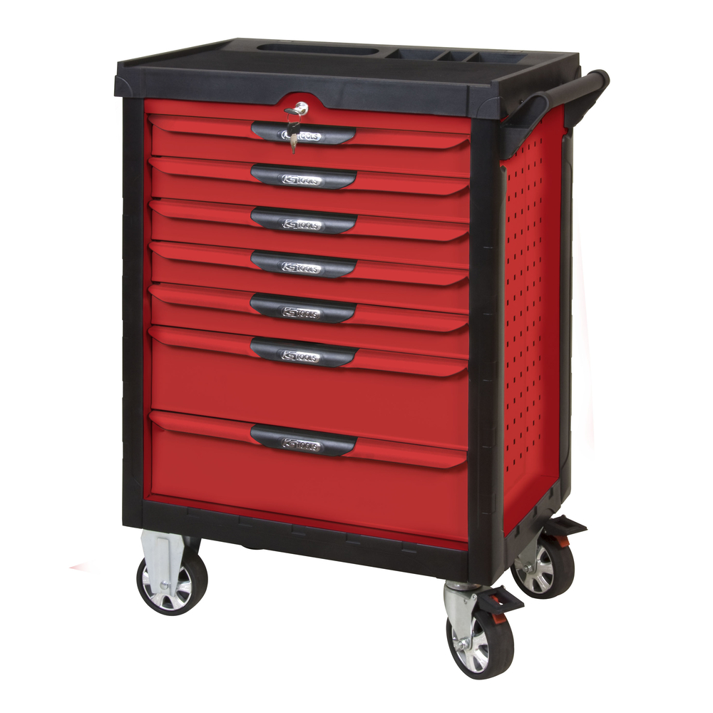 Servante ULTIMATE rouge 7 tiroirs KS TOOLS - 809.0007