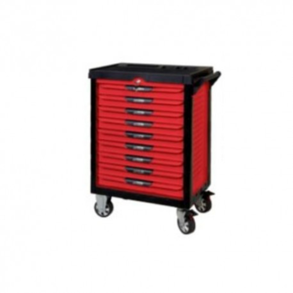 Servante ULTIMATE rouge 9 tiroirs équipée de 263 outils KS TOOLS - 809.9263
