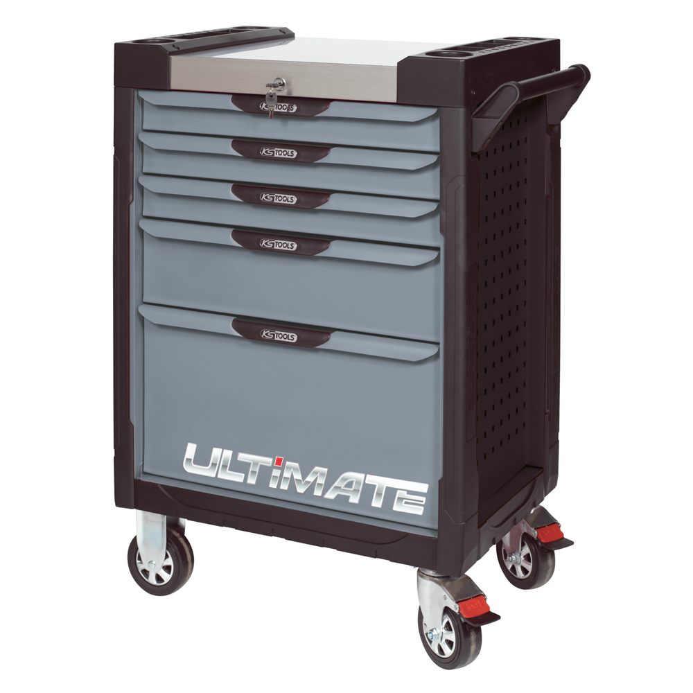 Servante ULTIMATE noire et grise 5 tiroirs KS TOOLS - 816.0005