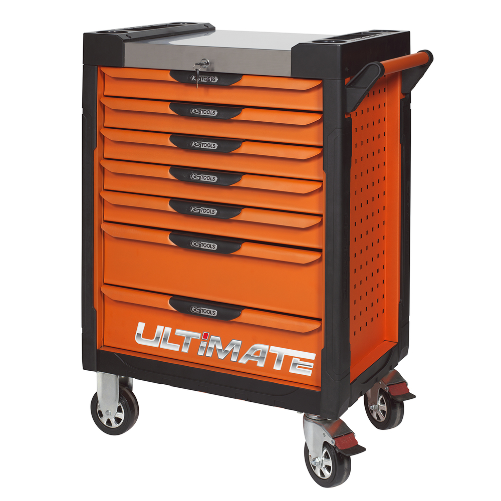 Servante ULTIMATE orange 7 tiroirs KS TOOLS - 819.0007