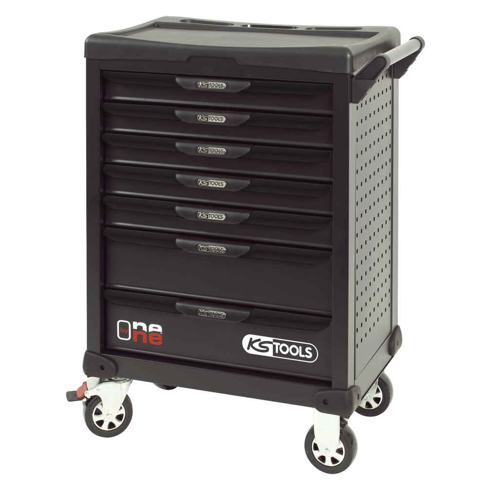 Servante ONE BY ONE noire 7 tiroirs - KS TOOLS - 823.0007