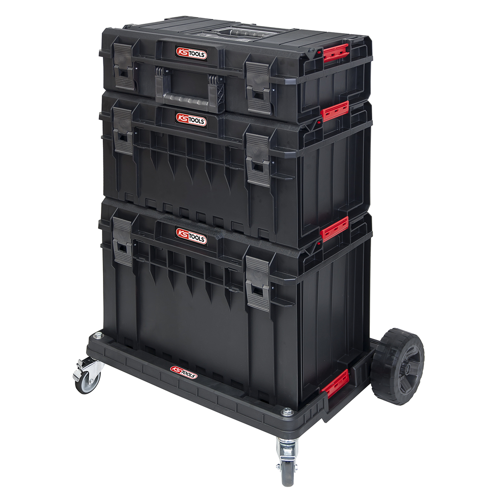Ensemble de caisses SCM avec chariot de transport, 4 pièces KS TOOLS - 850.0377