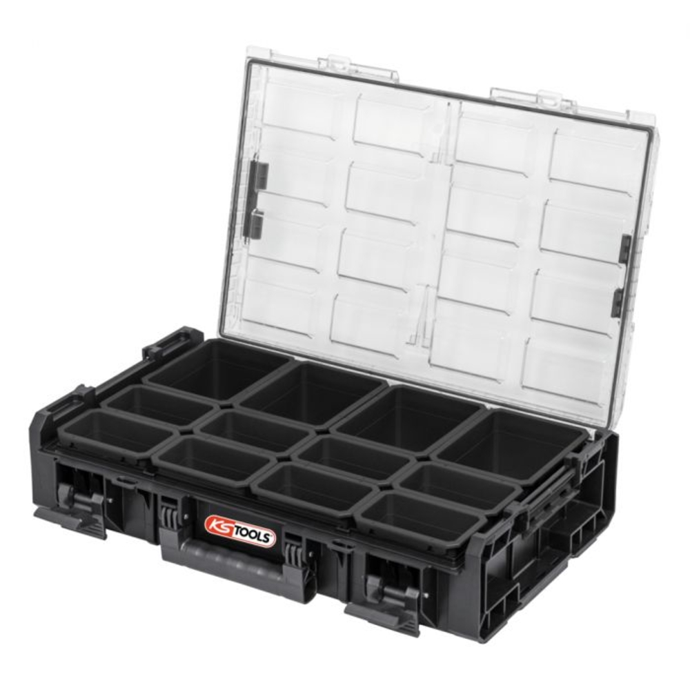 Mallette organiseur SCM XL à 12 compartiments amovibles KS TOOLS - 850.0384