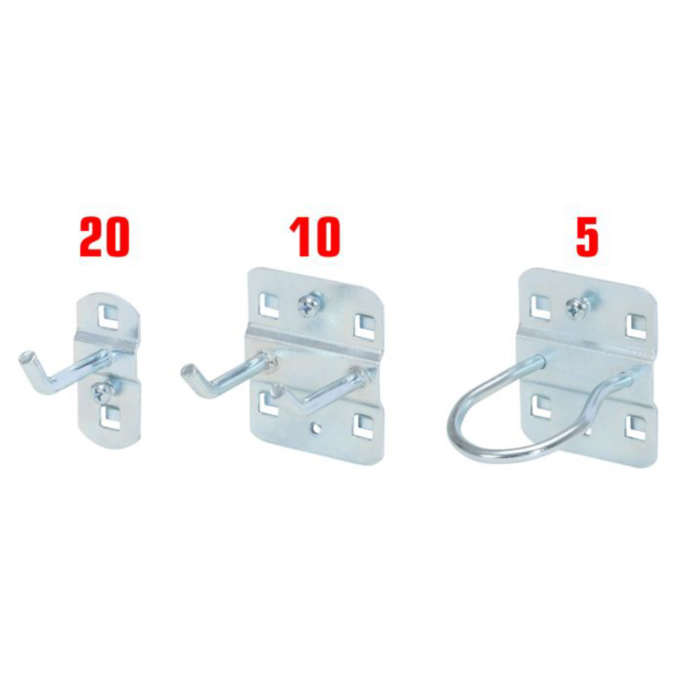 Kit de 35 crochets pour armoires 810.8058 et 810.8058SN KS TOOLS - 860.0897