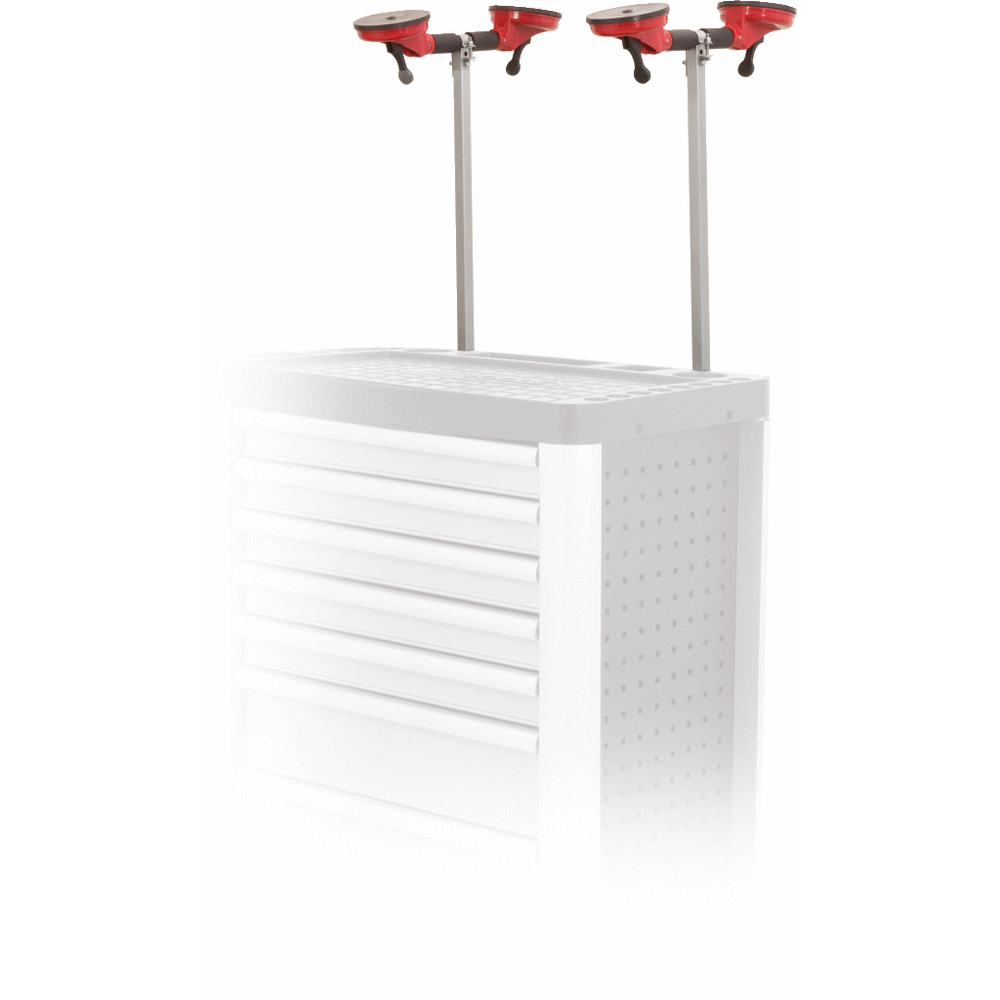 Support pare brise adaptable uniquement sur Etabli ULTIMATE 809.0014 ( 2 axes) KS TOOLS - 885.9962