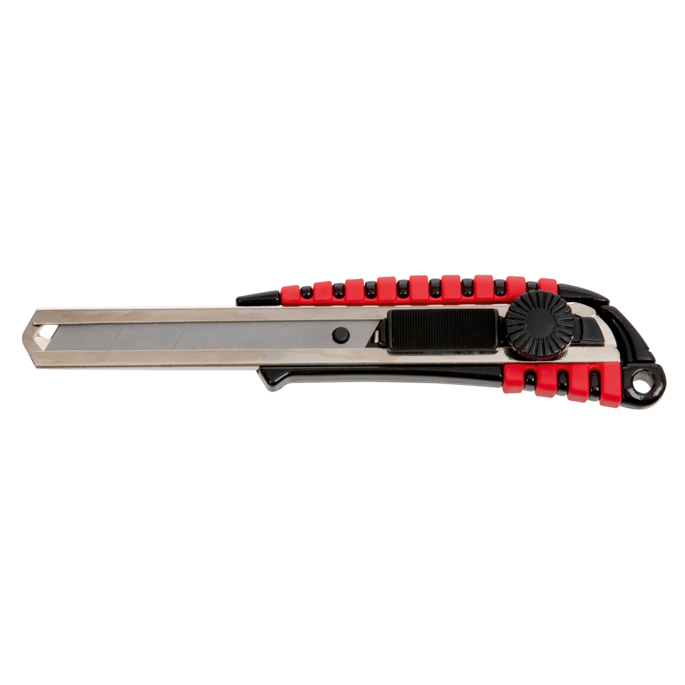 Cutter universel à manche bi-matière à retour de lame automatique 18mm- 190mm KS TOOLS - 907.2141