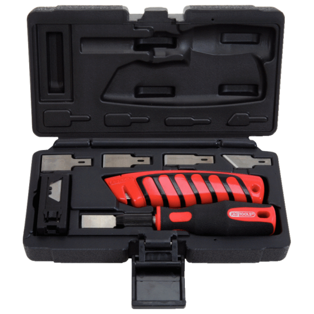 Jeu de grattoirs et cutters - 27 pcs KS TOOLS - 907.2200