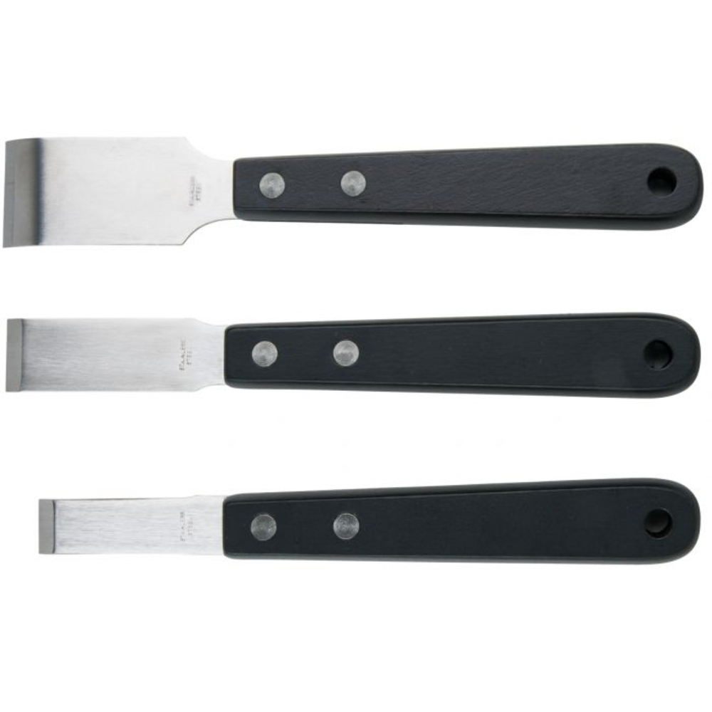 Jeu de 3 grattoirs à lame inox KSTOOLS - 907.2270