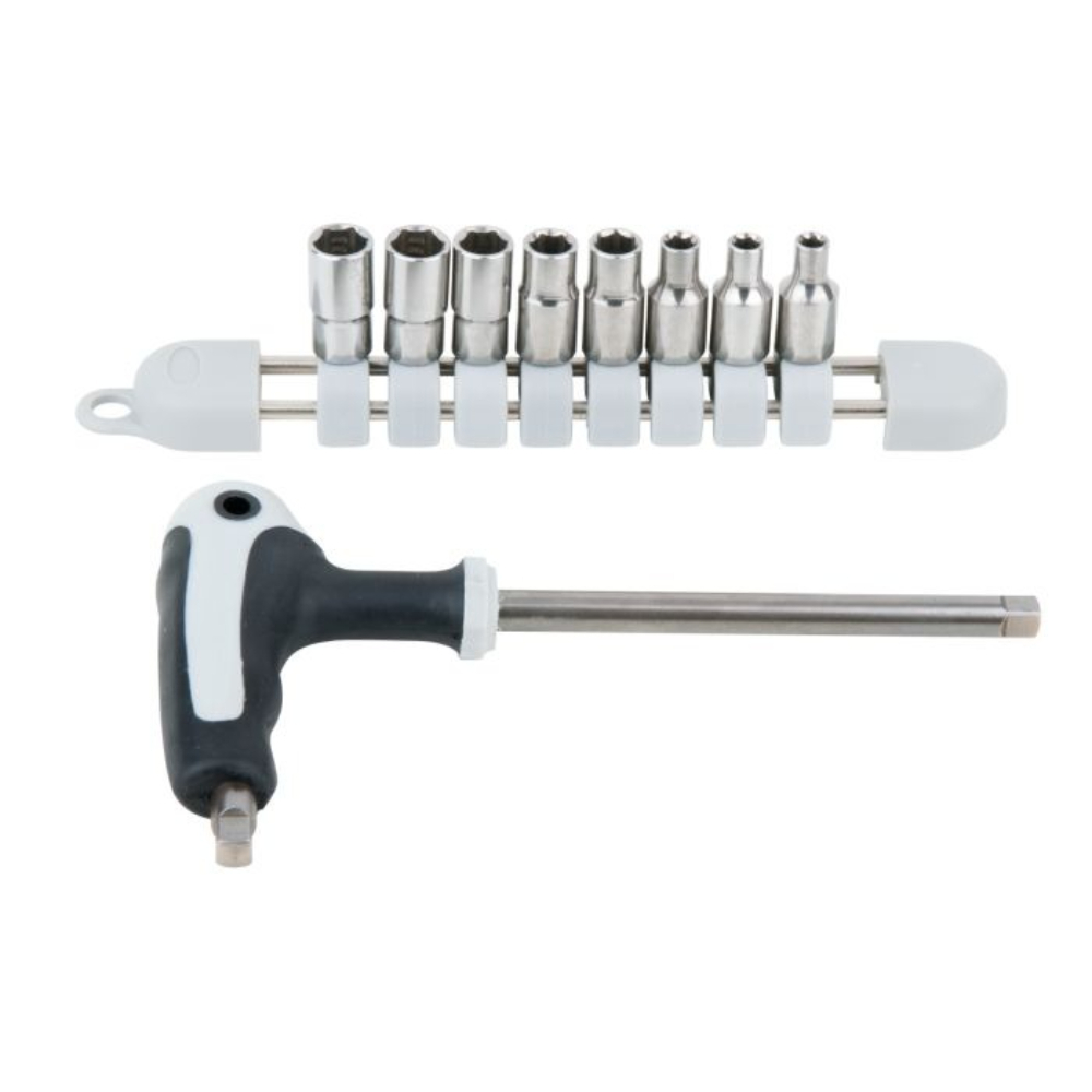 Jeu de clé à douille et douiles 1/4