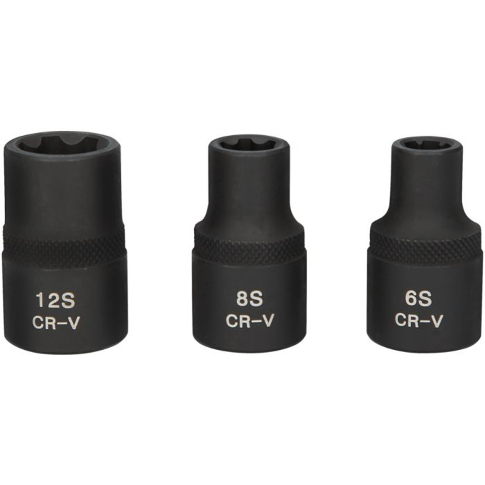 Jeu de 3 douilles RIBE 1/2