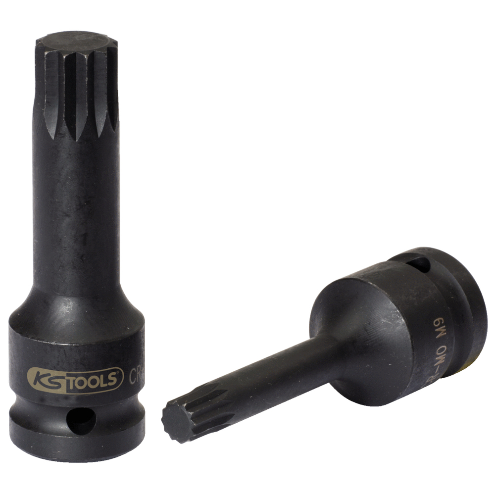 Douille longue à chocs mâle XZN® 1/2'', M12 KS TOOLS - 911.0951