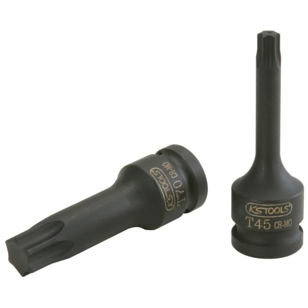 Douille tournevis à chocs longue TORX 1/2