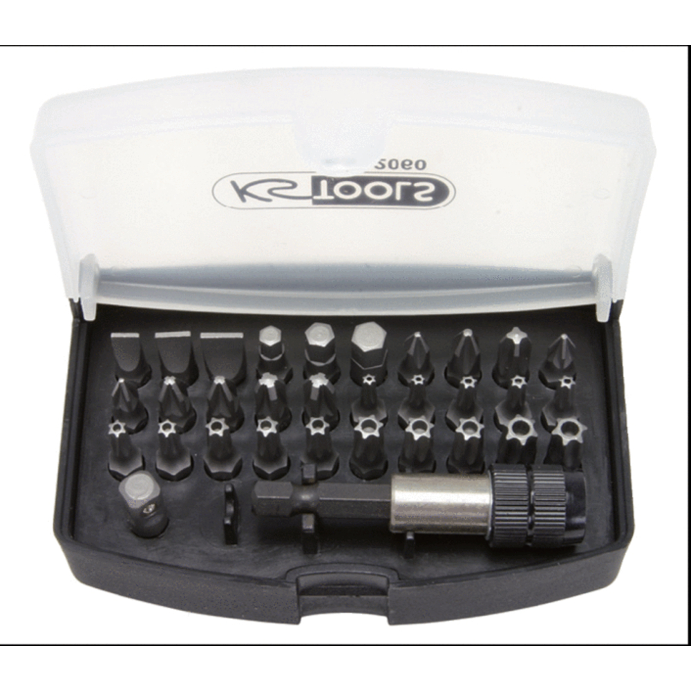 Jeu de 32 embouts de vissage 1/4