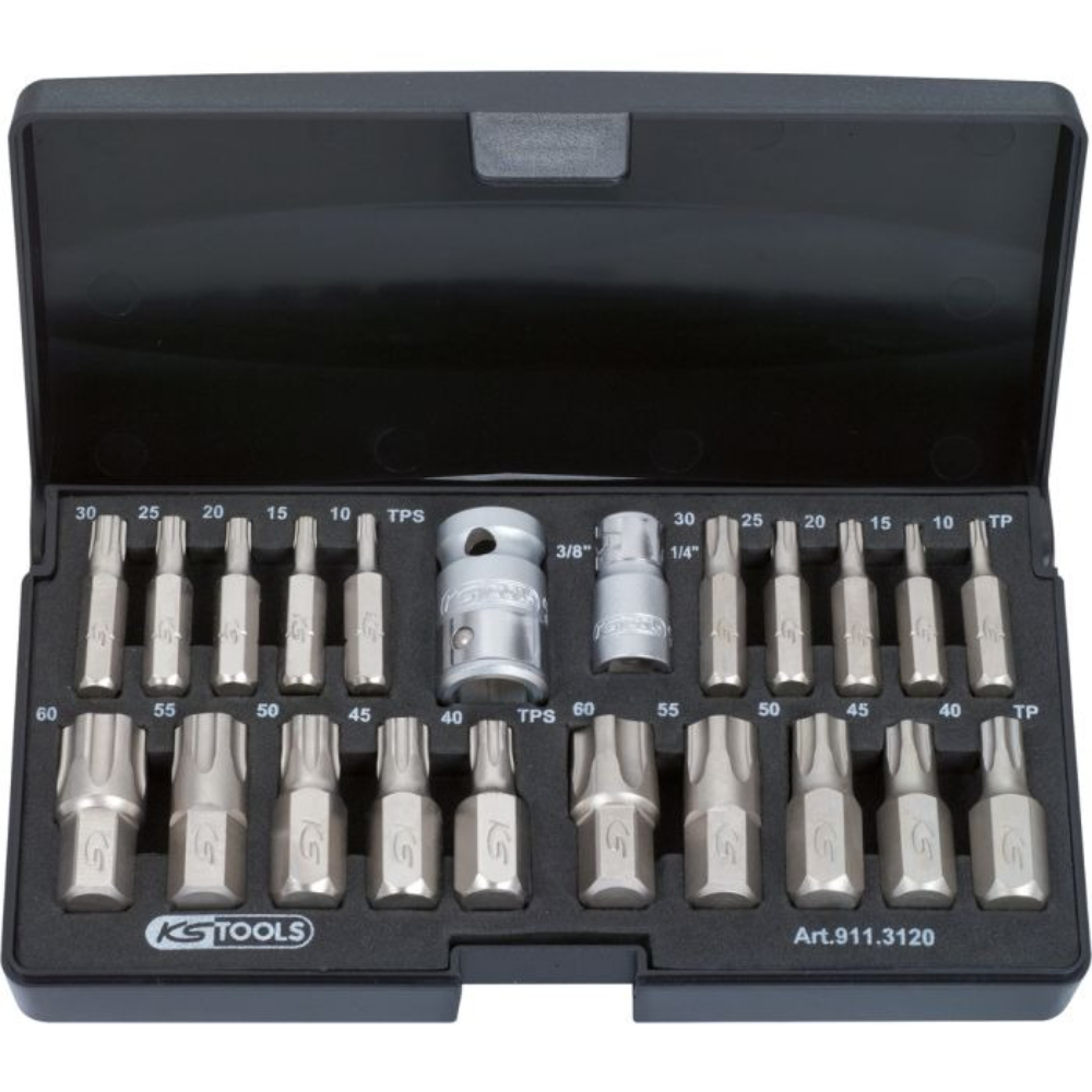 Jeu d'embouts TORXplus 23pcs KS TOOLS - 911.3120