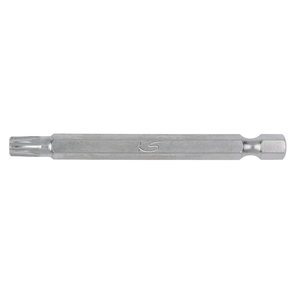 Boite de 5 embouts de vissage TORX percé 75 mm - 1/4