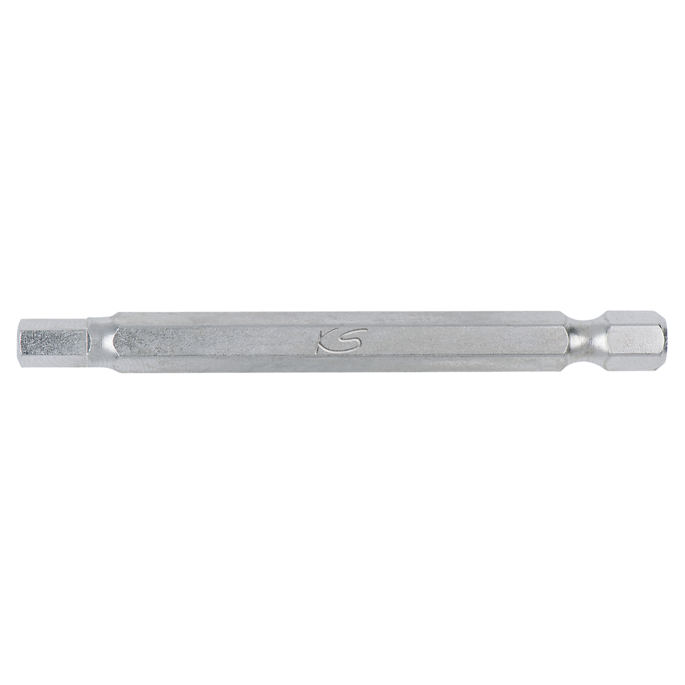 Boîte de 5 embouts de vissage 6 pans percé 75 mm - 1/4