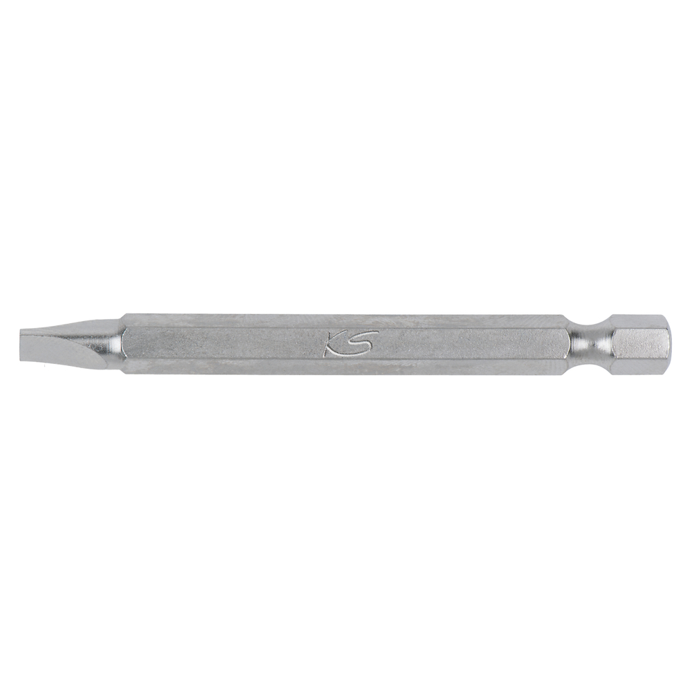 Boîte de 5 embouts de vissage Fente 75 mm - 1/4