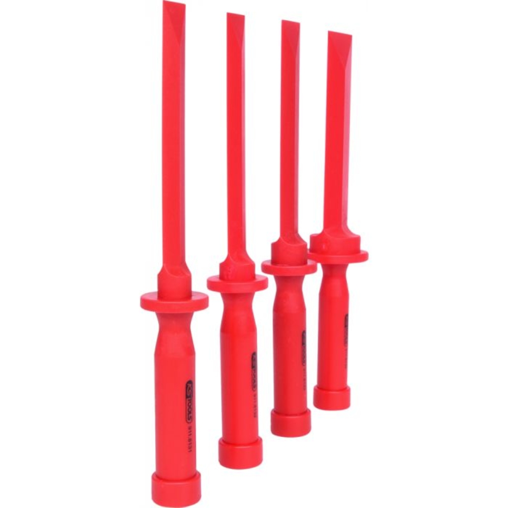 Jeu de grattoirs plats en PVC souple, 4 pièces KSTOOLS - 9118130
