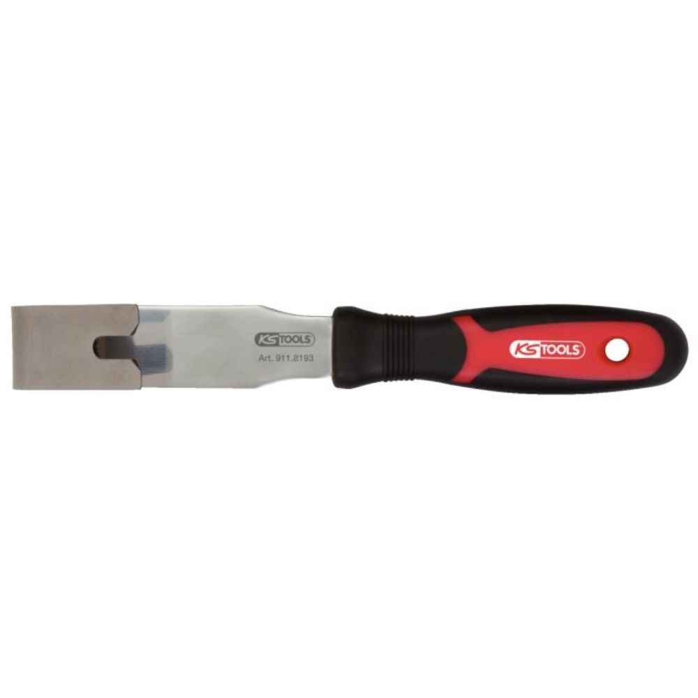 Dégrafeur de clips tête large et courbée - 8 mm P. 20 mm KS TOOLS - 911.8193
