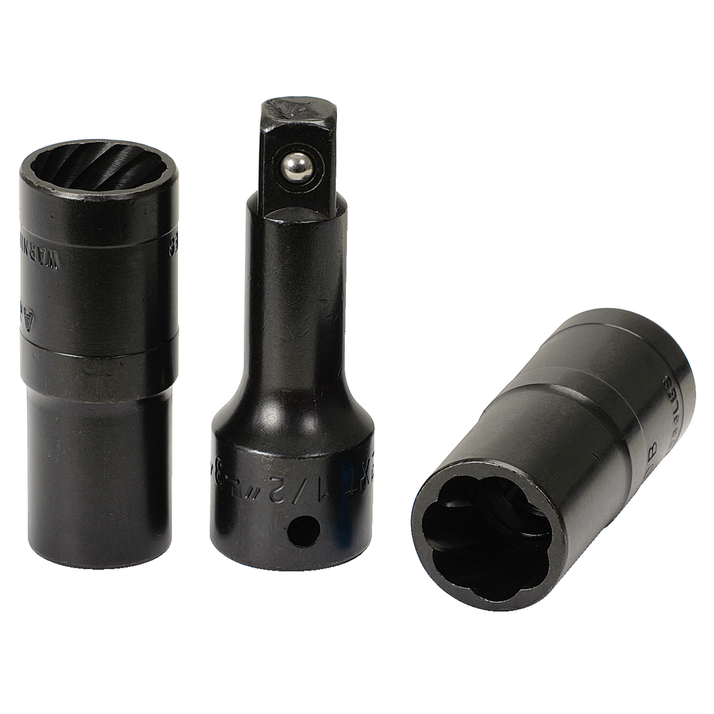 Jeu de douilles à chocs écrous abîmés 1/2