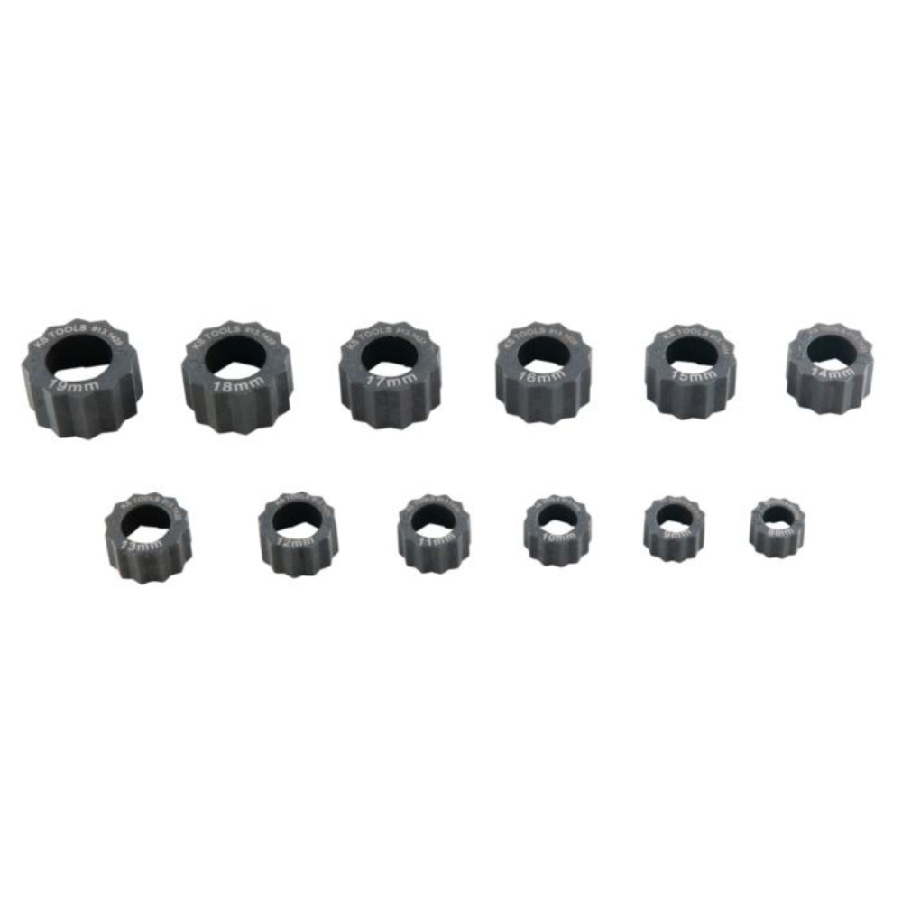 Jeu de bagues d’extraction pour écrous âbimés 12 pièces KS TOOLS - 913.1415