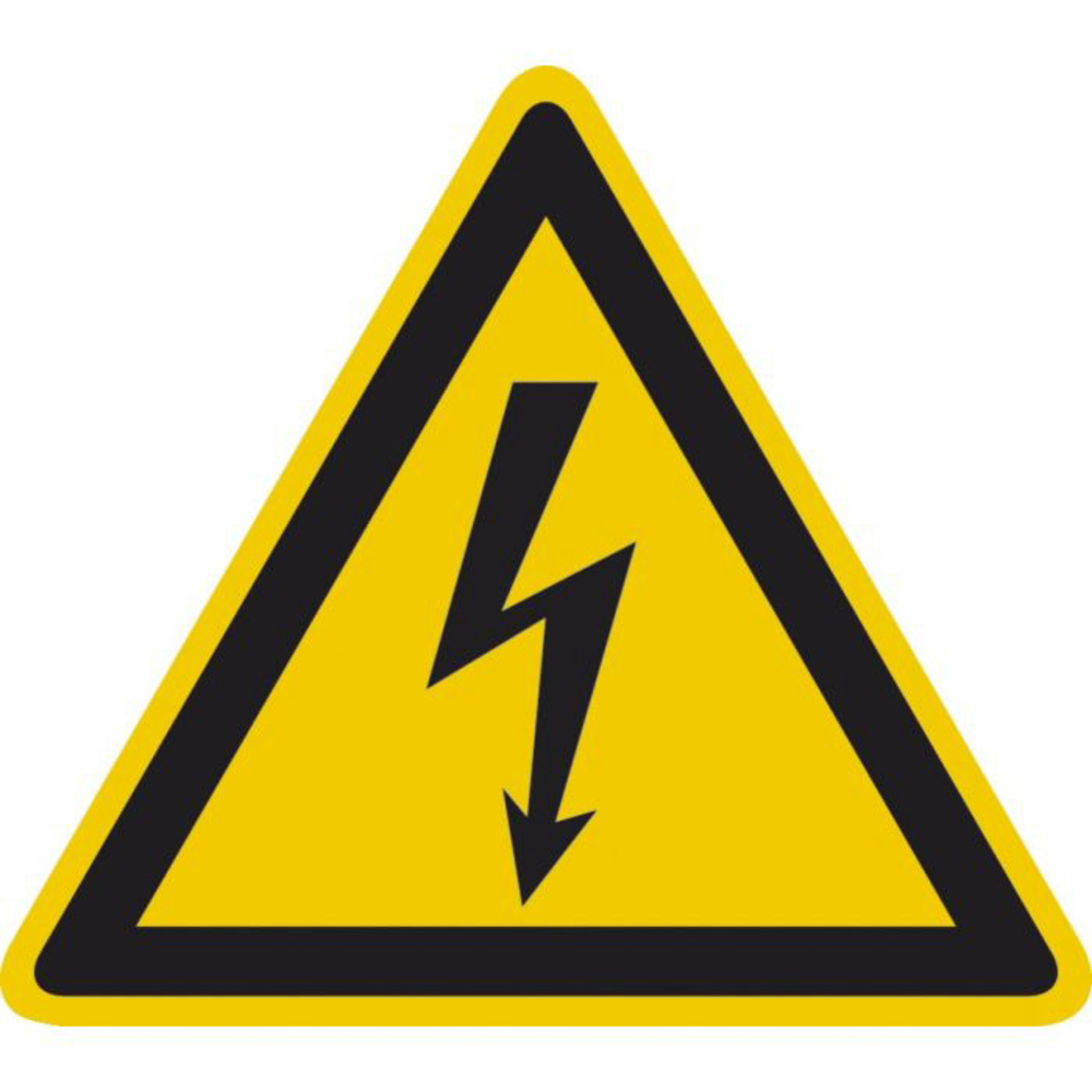 Panneau travaux sur véhicules hybrides et électriques 