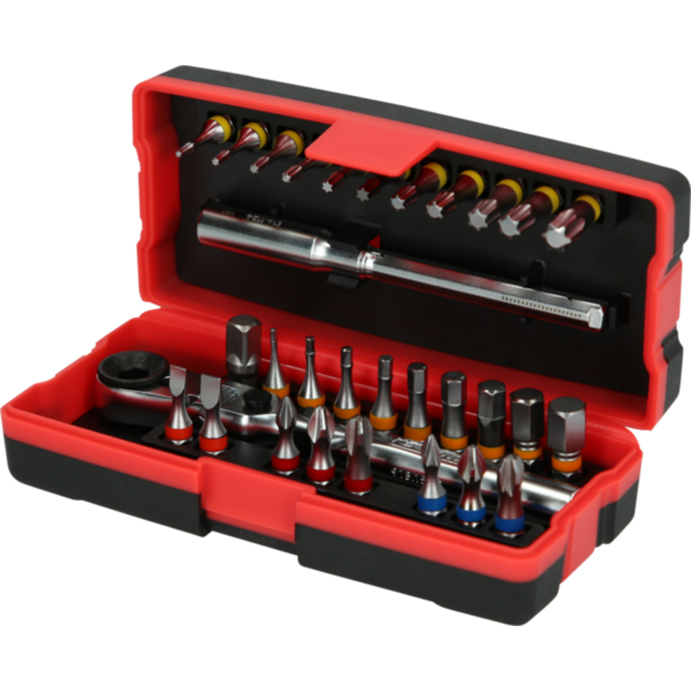 Coffret de 28 embouts de vissage 1/4