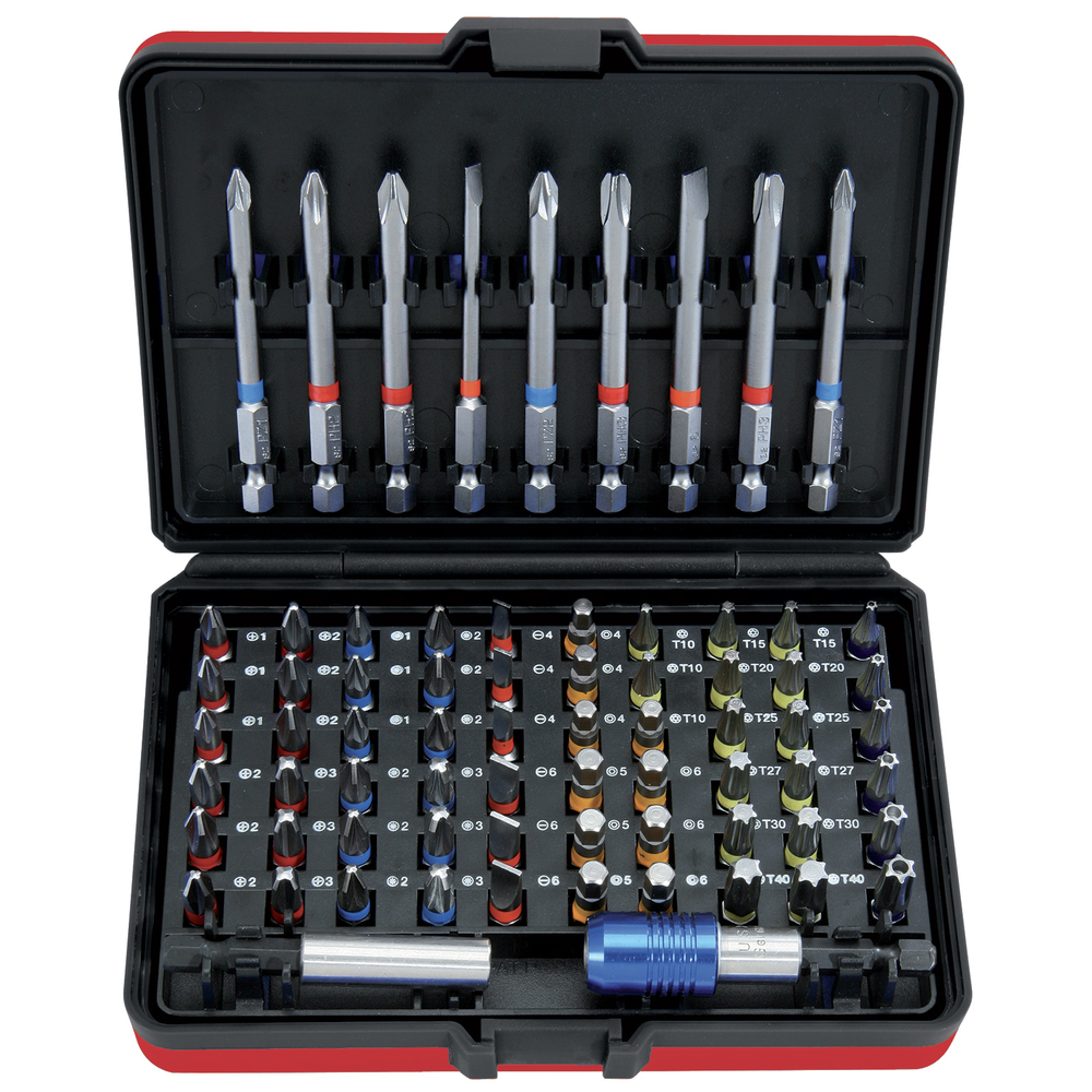 Jeu d'embouts de vissage à code couleur TORSIONpower 1/4