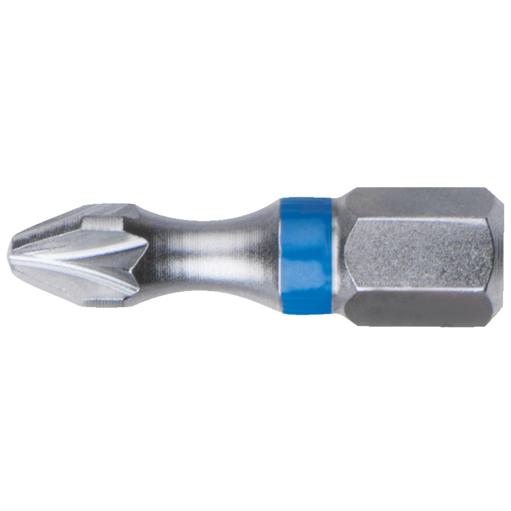 Boite de 5 embouts de vissage à code couleur TORSIONpower 25 mm - 1/4