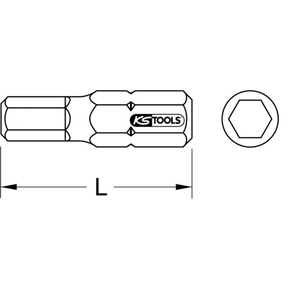 Embout 6 pans TORSIONpower 2 mm KS TOOLS - 918.3403