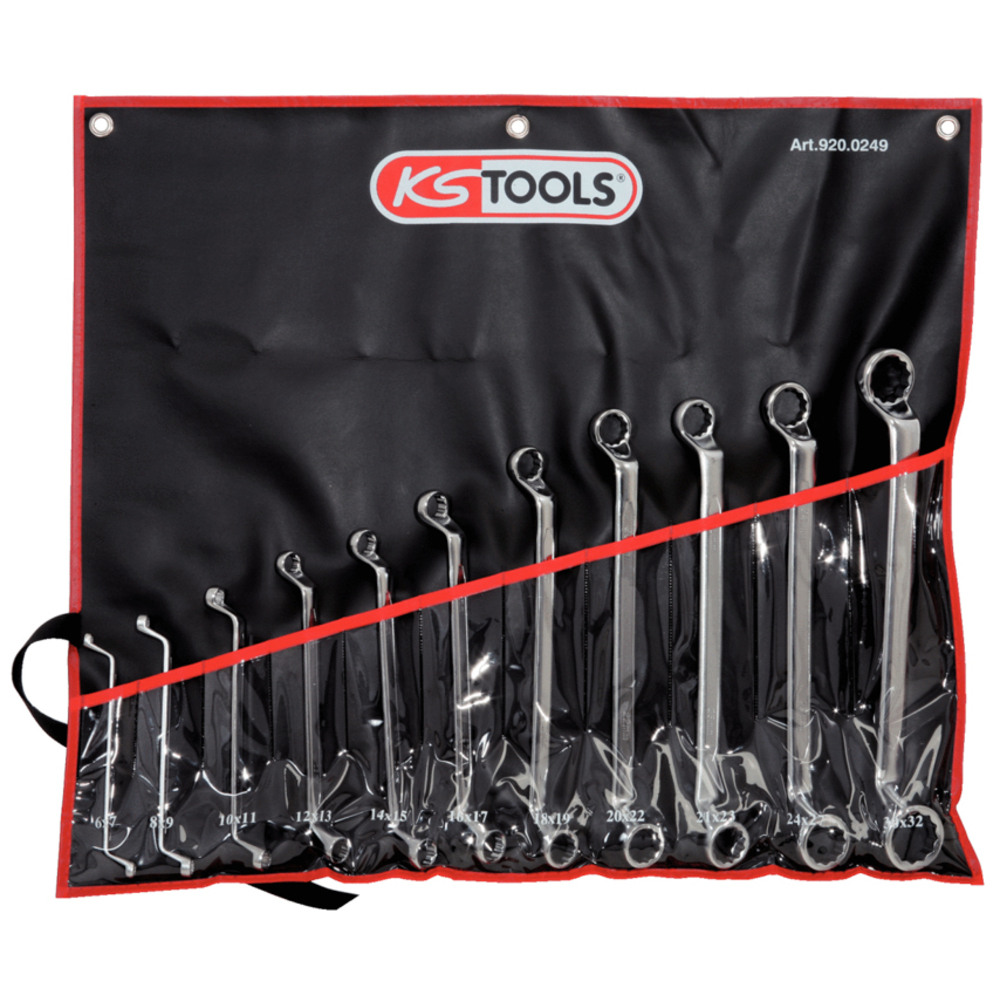 Jeu de clés polygonales contre-coudées 8 pcs KS TOOLS - 920.0248