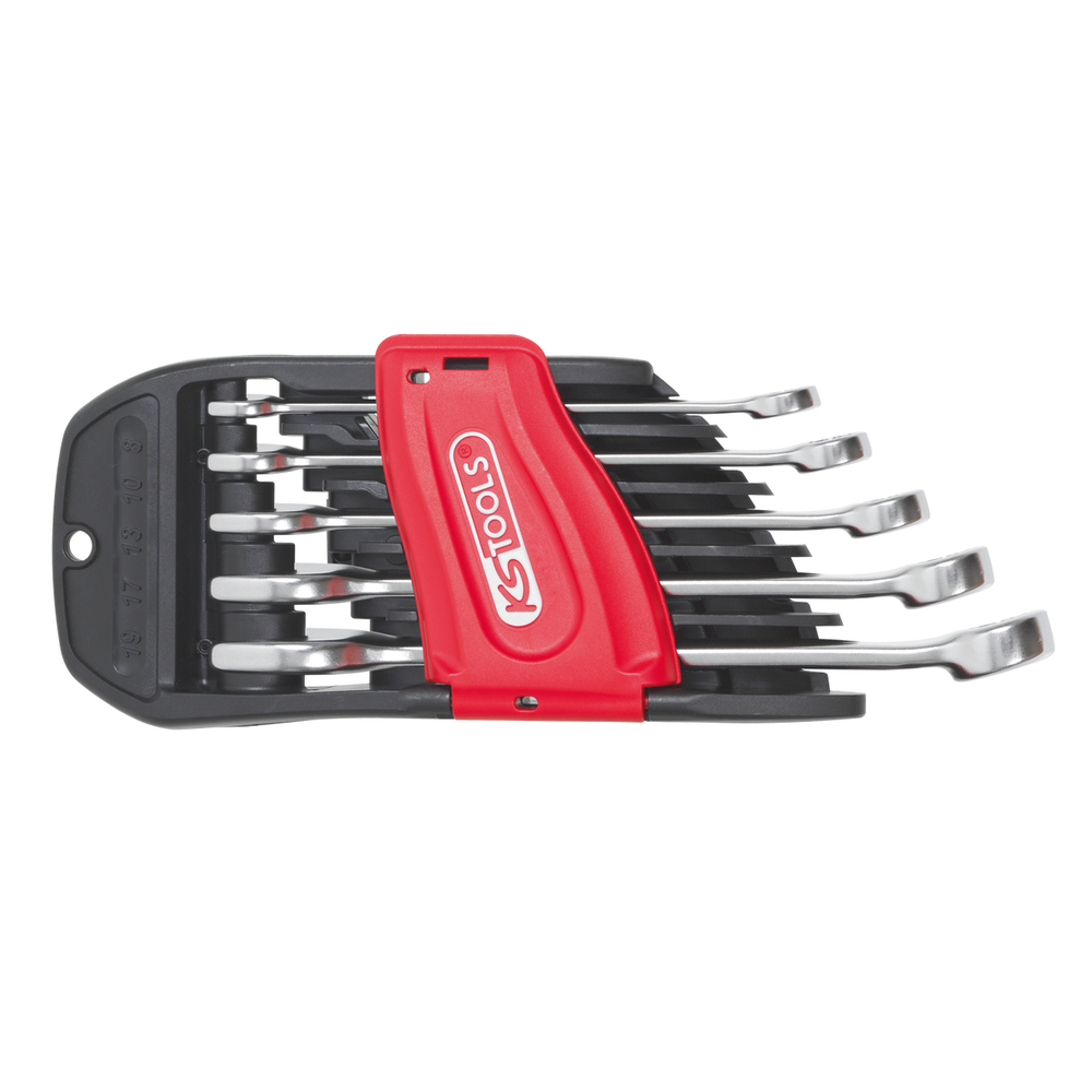 Jeu de 5 clés mixtes métriques - sur support KS TOOLS - 922.0040