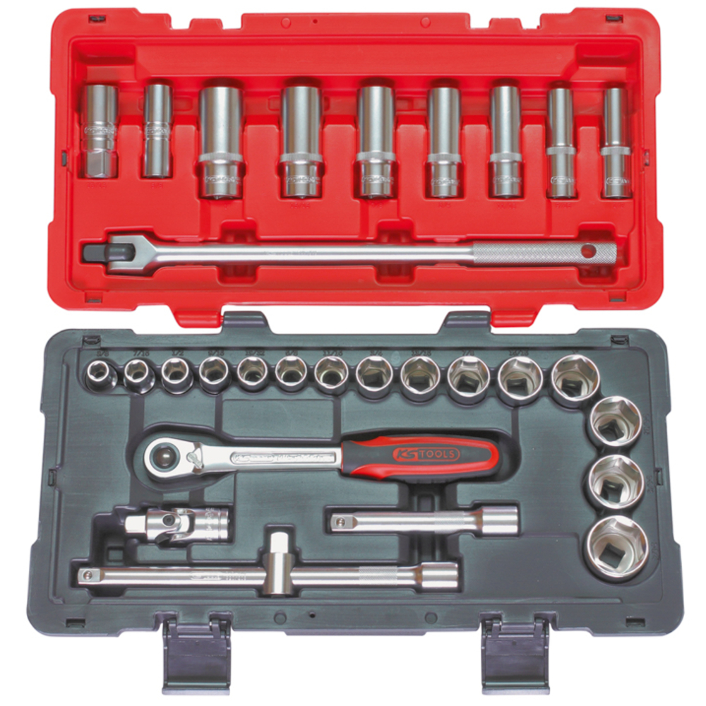 Coffret de douilles et accessoires ULTIMATE en pouces 1/2