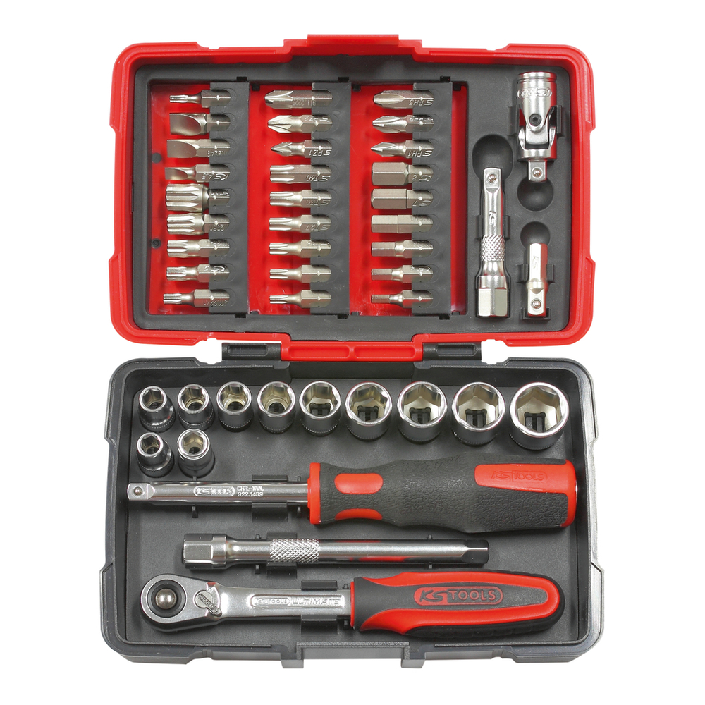 Coffret de douilles et accessoires ULTIMATE en pouces 1/4