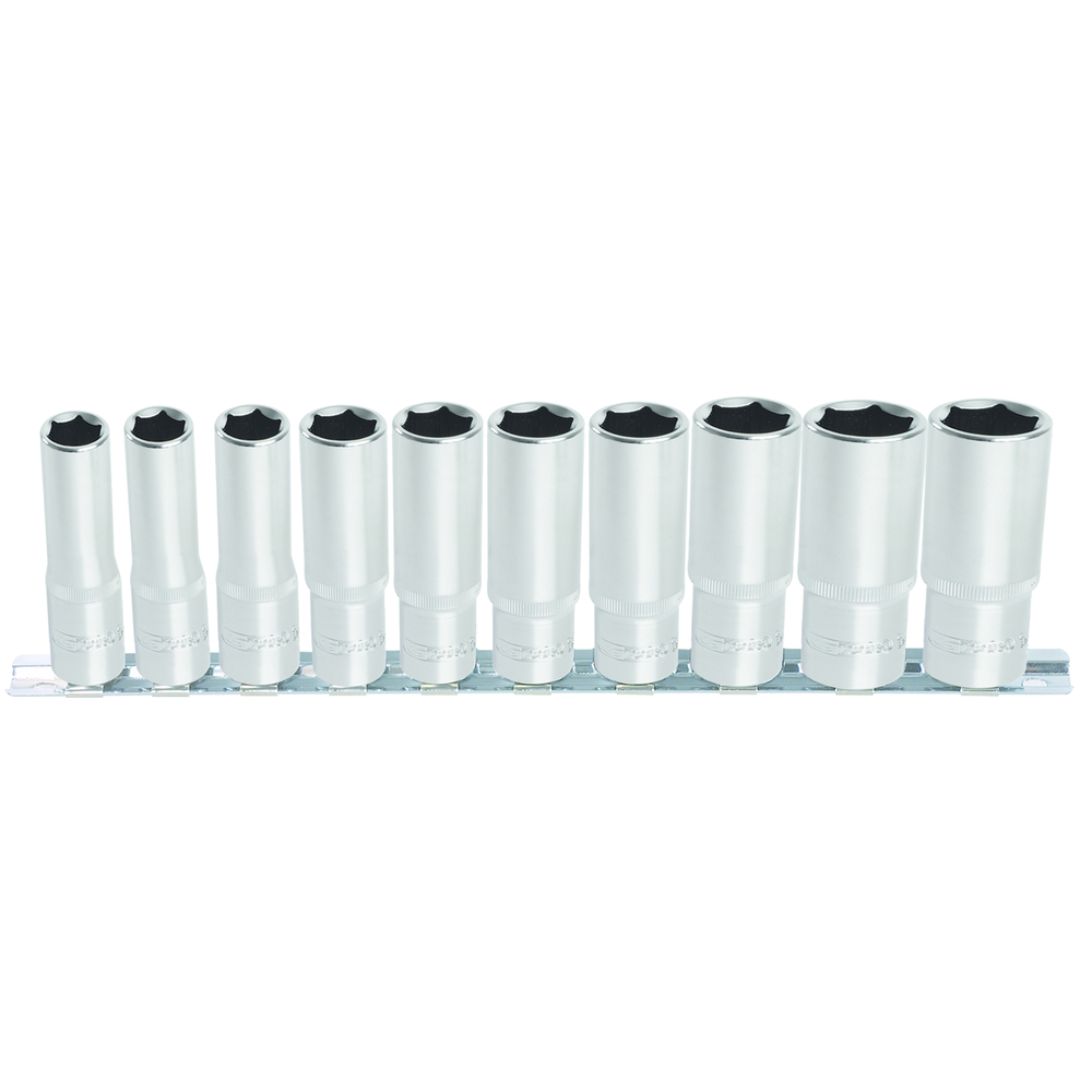 Rail de 10 douilles longues 6 pans ULTIMATE 1/2
