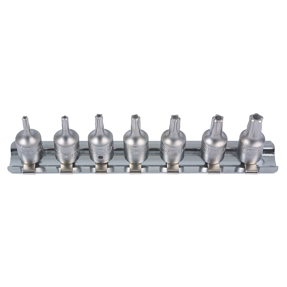 Rail de douilles tournevis ULTIMATE 5 pans percés 1/4