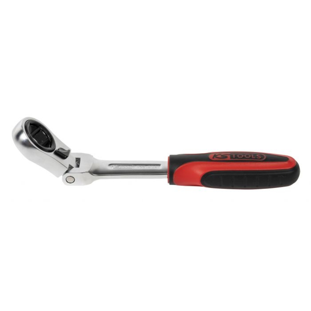 Cliquet débouché 19 mm 72 dents extra-plat TRIPLEplus articulé KS TOOLS - 922.4041