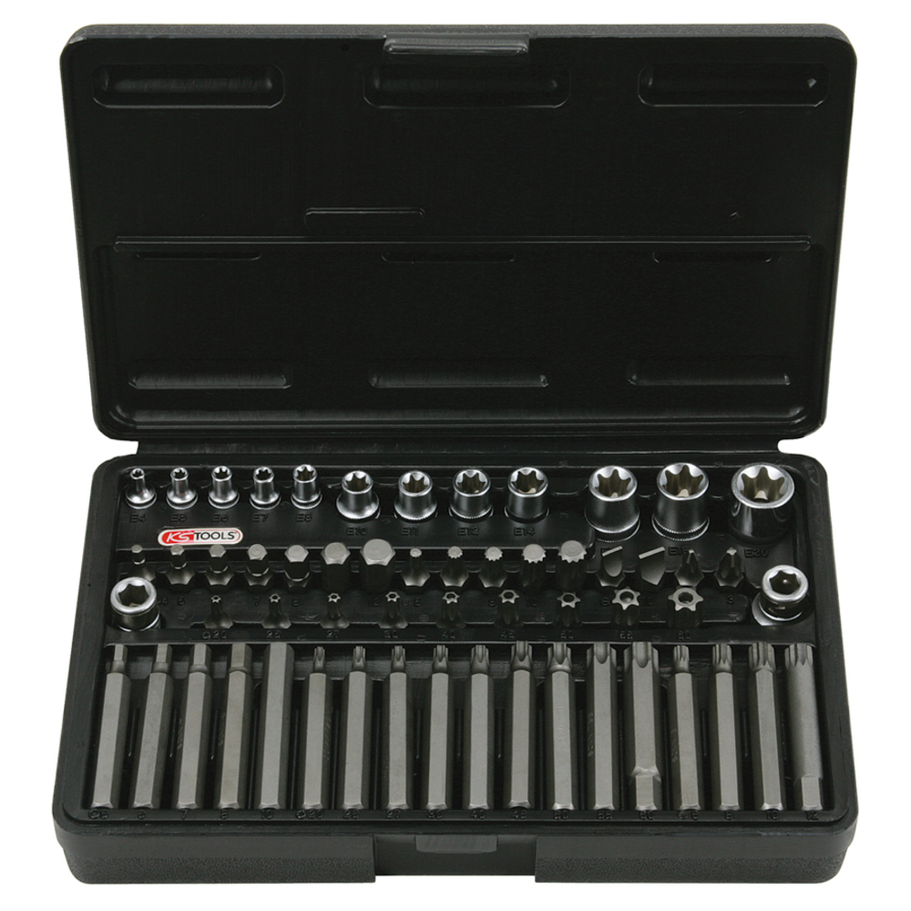 Coffret TORX percé 1/4